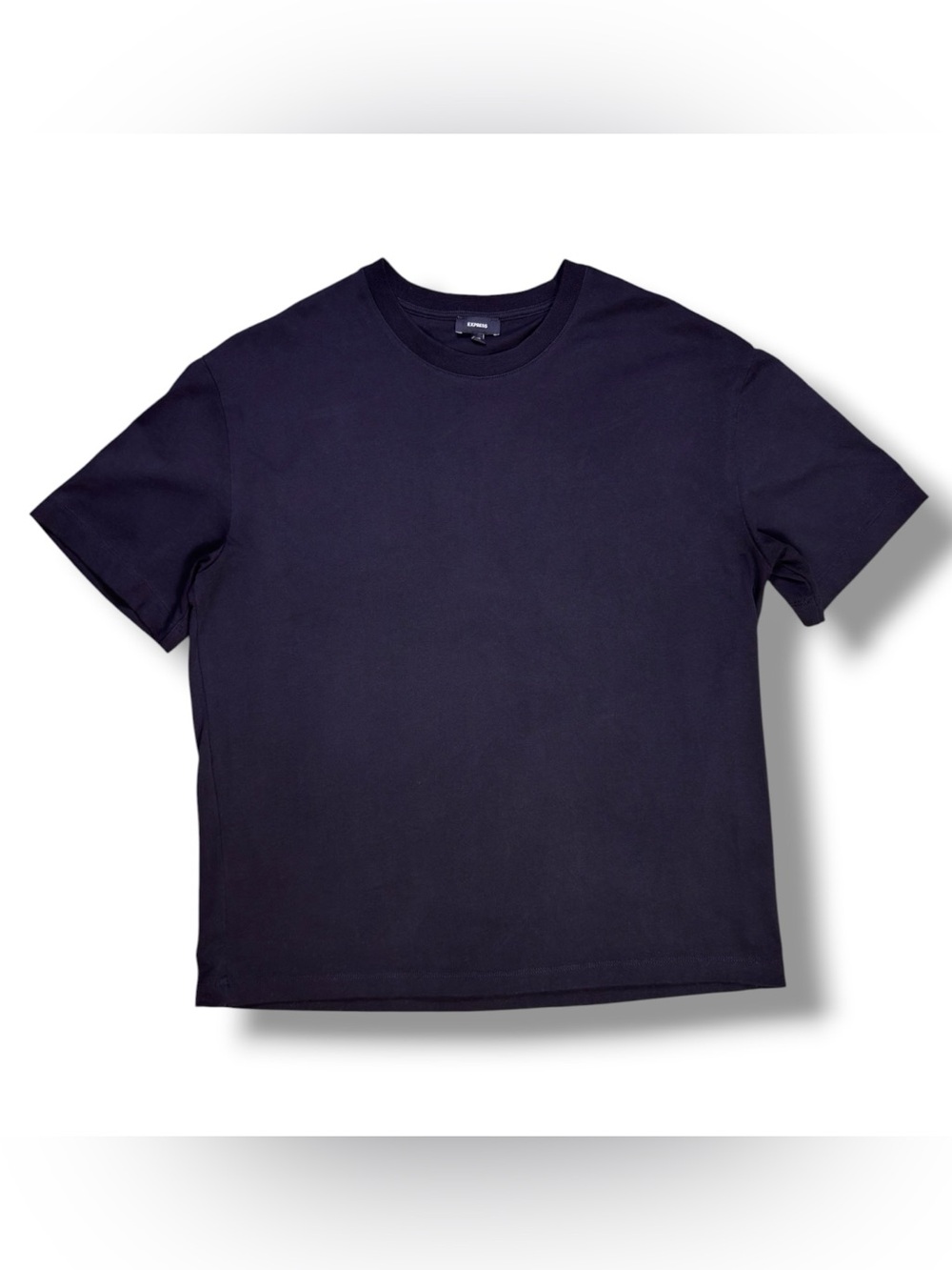 Express Black Classic Fit Premium Weight Short Sleeve T-Shirt Sz Mediun